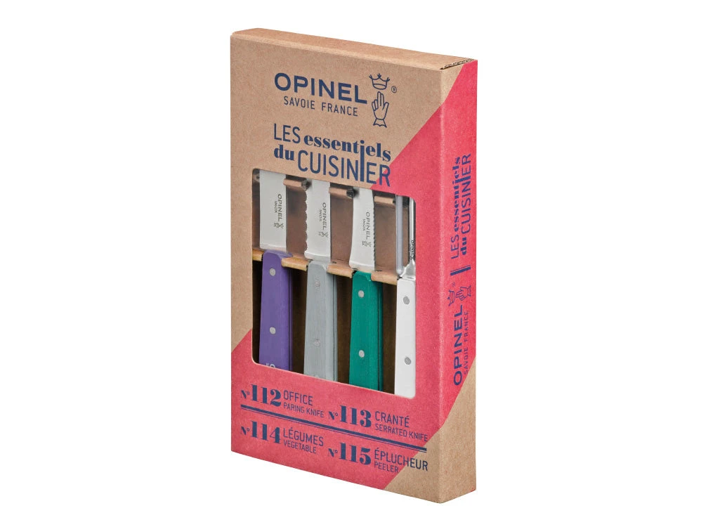 Opinel Art Deco 4pc Kitchen Knife Set 1 Opinel Art Deco 4pc Kitchen Knife Set