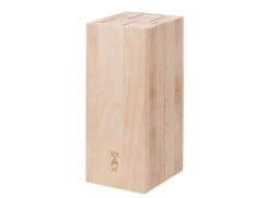 Opinel Beechwood Kitchen Knife Block - Holds 5 Knives
