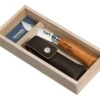 Opinel No.8 Classic Originals Carbon Steel Knife With Sheath Gift Set