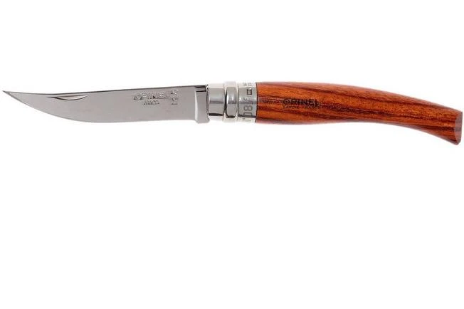 Opinel Pocket Knife No. 8 Slim Line, Stainless Steel, Padouk 1 Opinel Pocket Knife No. 8 Slim Line, Stainless Steel, Padouk