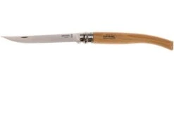 Opinel Pocket Knife No. 12 Slim Line, Stainless Steel, Beech