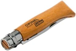 Opinel Pocket Knife No. 8 Luxury Range With Leather Sheath, Carbon Steel -Opinel OP000815 06 opinel v202004