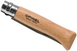 Opinel Pocket Knife No. 8 Classic, Stainless Steel, Leather Sheath, Beech 14 Opinel Pocket Knife No. 8 Classic, Stainless Steel, Leather Sheath, Beech -Opinel OP001089 04 opinel v201903