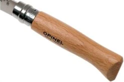 Opinel Pocket Knife No. 8 Classic, Stainless Steel, Leather Sheath, Beech 16 Opinel Pocket Knife No. 8 Classic, Stainless Steel, Leather Sheath, Beech -Opinel OP001089 06 opinel v201903