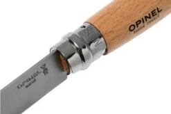 Opinel Pocket Knife No. 8 Classic, Stainless Steel, Leather Sheath, Beech 17 Opinel Pocket Knife No. 8 Classic, Stainless Steel, Leather Sheath, Beech -Opinel OP001089 07 opinel v201903