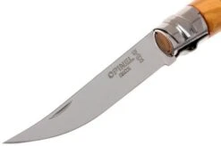 Opinel Pocket Knife No. 8 Slim Line, Stainless Steel, Olive Wood -Opinel OP001144 03 opinel op001144 03