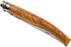 Opinel Pocket Knife No. 12 Slim Line, Stainless Steel, Olive Wood -Opinel OP001145 04 opinel op001145 04