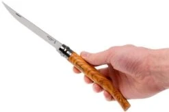 Opinel Pocket Knife No. 12 Slim Line, Stainless Steel, Olive Wood -Opinel OP001145 07 opinel op001145 07