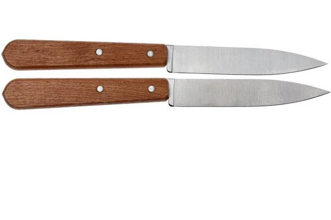 Opinel Paring Knives, Set Of 2 N°102, Carbon Steel 2 Opinel Paring Knives, Set Of 2 N°102, Carbon Steel - Image 2