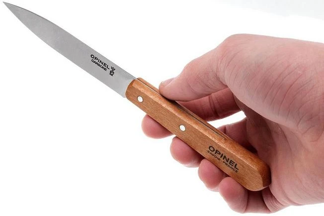 Opinel Paring Knives, Set Of 2 N°102, Carbon Steel 6 Opinel Paring Knives, Set Of 2 N°102, Carbon Steel - Image 6
