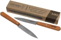Opinel Paring Knives, Set Of 2 N°102, Carbon Steel 13 Opinel Paring Knives, Set Of 2 N°102, Carbon Steel -Opinel OP001222 07 opinel no 102 op001222 07