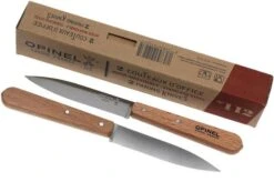Opinel Paring Knives, Set Of 2 N°122 Natural, Stainless -Opinel OP001223 07 opinel no 112 op001223 07