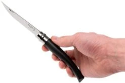 Opinel Pocket Knife No. 10 Slim Line, Stainless Steel, Ebony -Opinel OP001708 07 opinel op001708 07