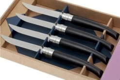 Opinel 4-piece Steak Knife Set, Birch Wood