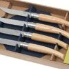 Opinel 4-pc Steak Knife Set, Ash Wood