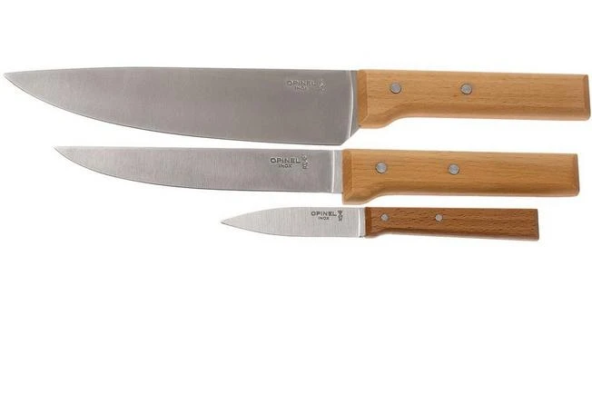 Opinel Trio Parrallèle OP001838, 3-piece Knife Set 1 Opinel Trio Parrallèle OP001838, 3-piece Knife Set