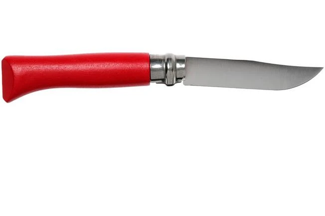 Opinel Pocket Knife No. 08RV Red, Stainless Steel, Blade Length 8.5 Cm 2 Opinel Pocket Knife No. 08RV Red, Stainless Steel, Blade Length 8.5 Cm - Image 2