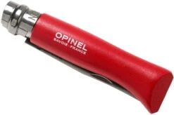 Opinel Pocket Knife No. 08RV Red, Stainless Steel, Blade Length 8.5 Cm 10 Opinel Pocket Knife No. 08RV Red, Stainless Steel, Blade Length 8.5 Cm -Opinel OP001981 04 opinel