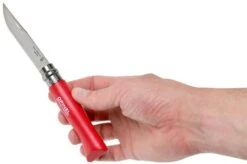 Opinel Pocket Knife No. 08RV Red, Stainless Steel, Blade Length 8.5 Cm 13 Opinel Pocket Knife No. 08RV Red, Stainless Steel, Blade Length 8.5 Cm -Opinel OP001981 07 opinel