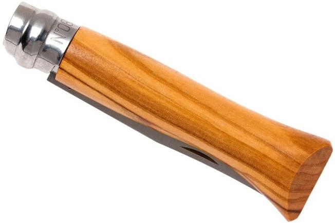 Opinel Pocket Knife No. 6 Luxury Range, Stainless Steel, Olive Wood 4 Opinel Pocket Knife No. 6 Luxury Range, Stainless Steel, Olive Wood - Image 4
