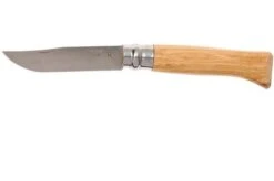Front Page 8 Opinel Pocket Knife No. 8 Luxury Range, Stainless Steel, Oak