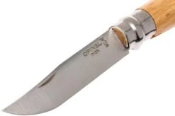 Opinel Pocket Knife No. 8 Luxury Range, Stainless Steel, Oak -Opinel OP002021 03 opinel op002021 03