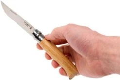 Opinel Pocket Knife No. 8 Luxury Range, Stainless Steel, Oak -Opinel OP002021 07 opinel op002021 07