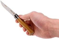 Opinel Pocket Knife No. 6 Luxury Range, Stainless Steel, Oak -Opinel OP002024 07 opinel op002024 07