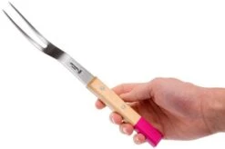 Opinel Parallèle POP N°124 Meat Fork, Fuchsia -Opinel OP002131 05 opinel parallele op002131 05