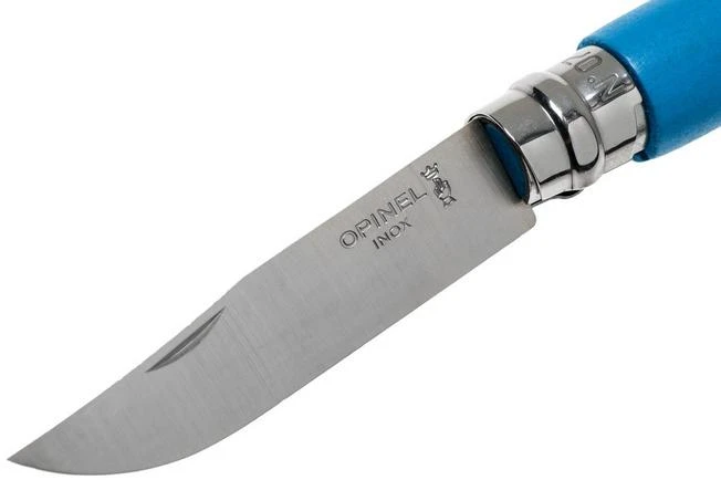 Opinel Trekking No. 07RV Pocket Knife, Cyan Blue 3 Opinel Trekking No. 07RV Pocket Knife, Cyan Blue - Image 3
