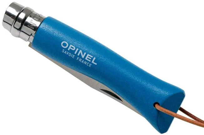 Opinel Trekking No. 07RV Pocket Knife, Cyan Blue 4 Opinel Trekking No. 07RV Pocket Knife, Cyan Blue - Image 4