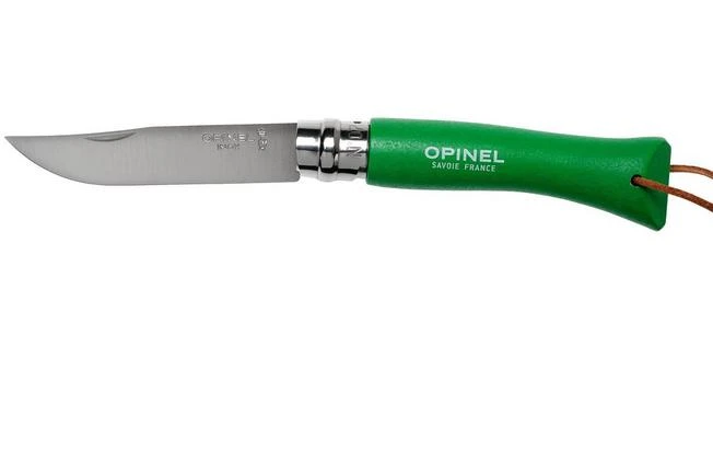 Opinel Trekking No. 07RV Pocket Knife, Green 1 Opinel Trekking No. 07RV Pocket Knife, Green