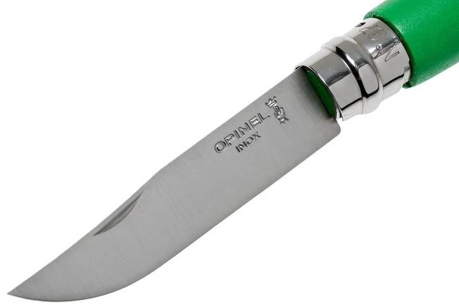 Opinel Trekking No. 07RV Pocket Knife, Green 3 Opinel Trekking No. 07RV Pocket Knife, Green - Image 3