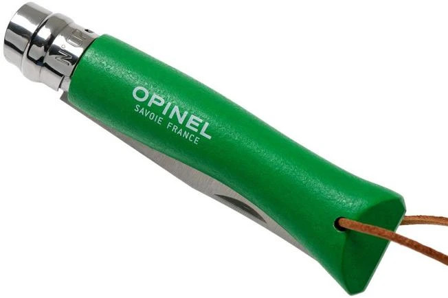 Opinel Trekking No. 07RV Pocket Knife, Green 4 Opinel Trekking No. 07RV Pocket Knife, Green - Image 4