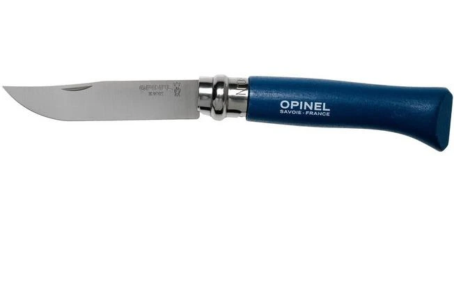 Opinel Pocket Knife No. 08RV Dark Blue, Stainless Steel, Blade Length 8.5 Cm 1 Opinel Pocket Knife No. 08RV Dark Blue, Stainless Steel, Blade Length 8.5 Cm