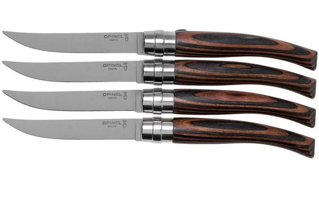 Opinel Table Chic Chocolate 002423 Table Knife Set 4-piece 1 Opinel Table Chic Chocolate 002423 Table Knife Set 4-piece