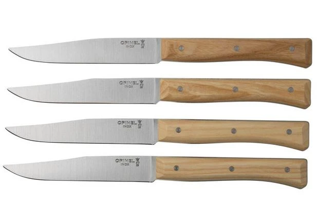 Opinel Facette Ash, Kitchen Knife Set 4 Pieces 1 Opinel Facette Ash, Kitchen Knife Set 4 Pieces