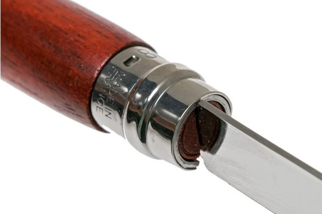 Opinel Pocket Knife No. 8 Luxury Range, Stainless Steel, Padouk 6 Opinel Pocket Knife No. 8 Luxury Range, Stainless Steel, Padouk - Image 6