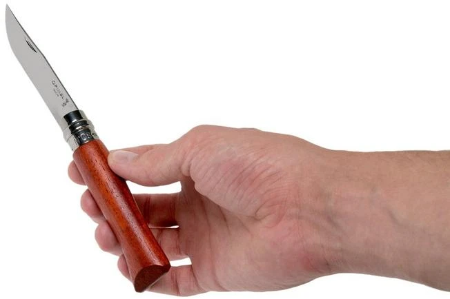 Opinel Pocket Knife No. 8 Luxury Range, Stainless Steel, Padouk 8 Opinel Pocket Knife No. 8 Luxury Range, Stainless Steel, Padouk - Image 8