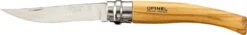Opinel N°08, Olivewood Handle Slim Knife|-|Couteau N°08 Manche Olivier