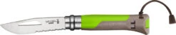 Opinel N°08 Outdoor Green Knife|-|Couteau Outdoor Vert N°08