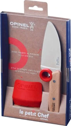 Opinel Le Petit Chef Knife + Finger Guard - Kids|-|Couteau Et Protège Doigts Petit Chef - Enfant -Opinel OPI 001744 7E 7EDetails6 20No 20Color