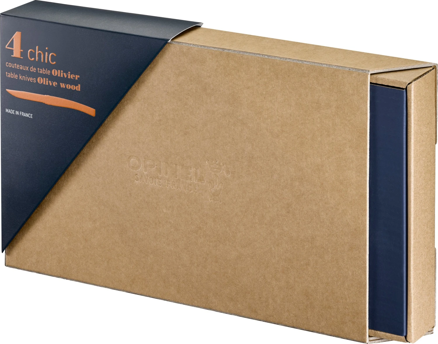 Opinel Olive Chic Table Box Set|-|Coffret De 4 Couteaux De Table Olivier 5 Opinel Olive Chic Table Box Set|-|Coffret De 4 Couteaux De Table Olivier - Image 5