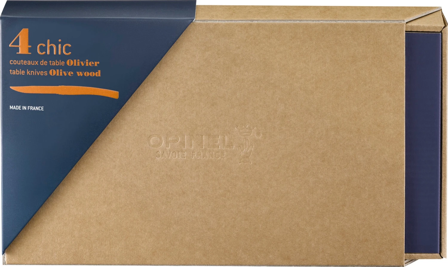 Opinel Olive Chic Table Box Set|-|Coffret De 4 Couteaux De Table Olivier 3 Opinel Olive Chic Table Box Set|-|Coffret De 4 Couteaux De Table Olivier - Image 3