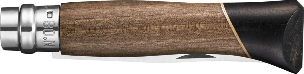 Opinel N°08 Atelier Walnut / Ebony Knife|-|Couteau Atelier N°08 Noyer / Ebène - Image 2