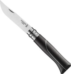 Opinel Limited Edition No.08 Stainless Steel Folding Knife - Ellipse|-|Couteau Pliable No.08 édition Limitée En Acier Inoxydable - Elipse