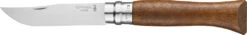 Opinel N°09 Stainless Steel Walnut Handle Knife|-|Couteau N°09 Inox Manche Noyer