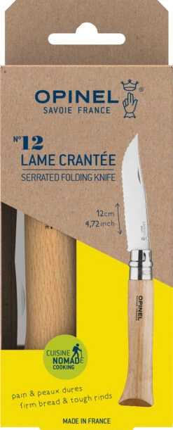 Opinel N°12 Serrated Knife|-|Couteau Dentelé N°12 -Opinel OPI 002441 7E 7EDetail2 20No 20Color