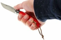 Opinel Trekking Pocket Knife No. 08, Red -Opinel OPT001705 05 opinel trekking opt001705 d5