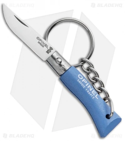 Opinel No. 2 Folding Knife Keychain Skyblue (1.38" Satin) 1 Opinel No. 2 Folding Knife Keychain Skyblue (1.38" Satin)